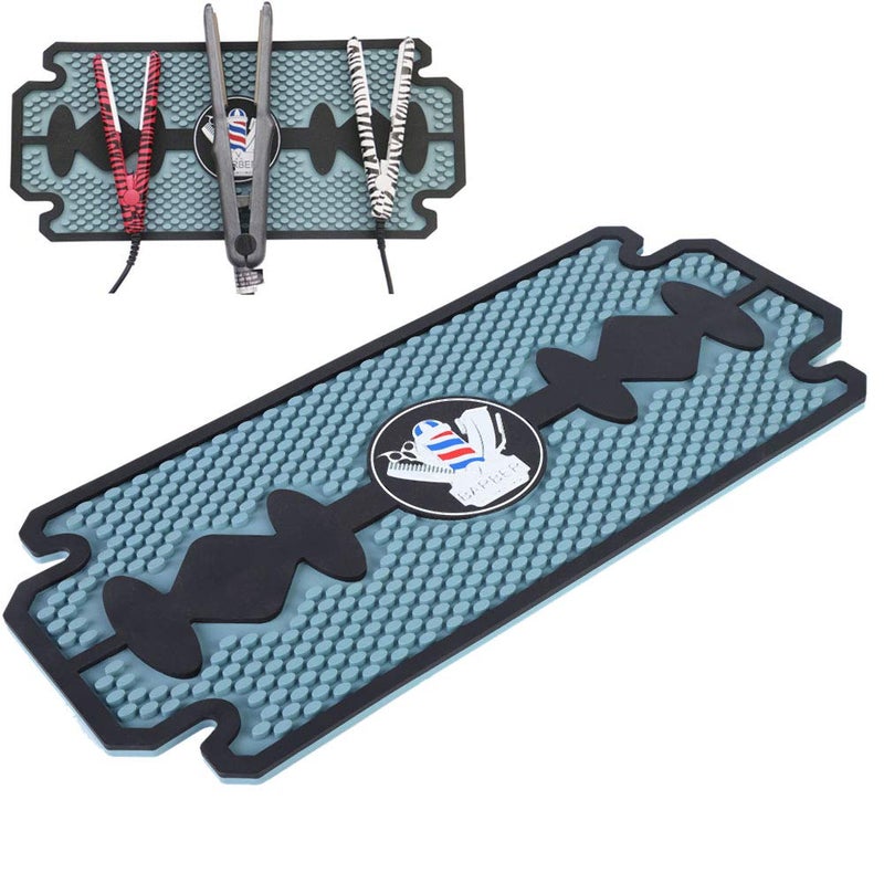 cheekyglo HeatResistant Styling Station Mat Resistant Silicone Mat Silicone Anti Slip Protection Pad Hairdresser Tools Cushion Tool Barber Shop Use[1#] - Image 1