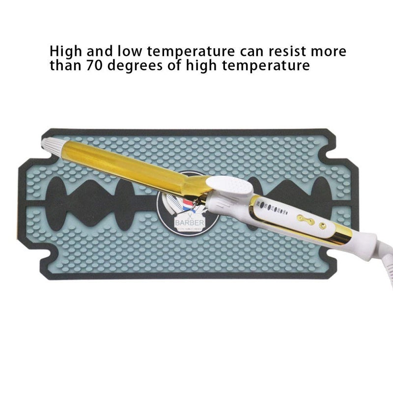 cheekyglo HeatResistant Styling Station Mat Resistant Silicone Mat Silicone Anti Slip Protection Pad Hairdresser Tools Cushion Tool Barber Shop Use[1#] - Image 2