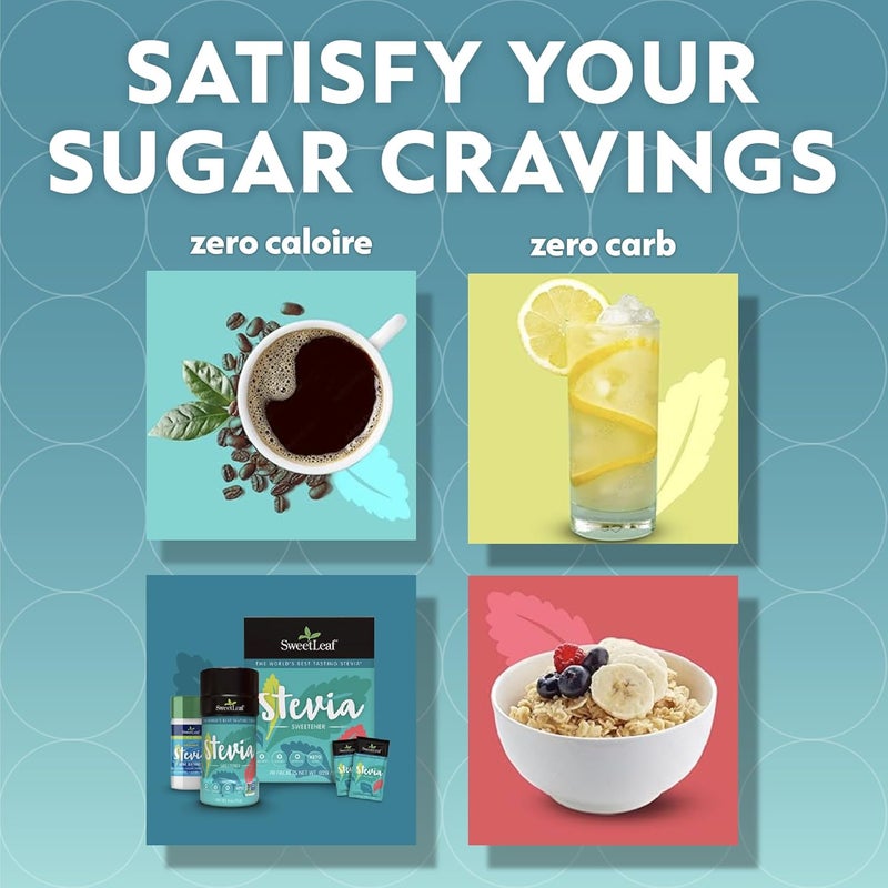 SweetLeaf Organic Stevia Sweetener Packets - 70 Count (2 Pack) - Image 5