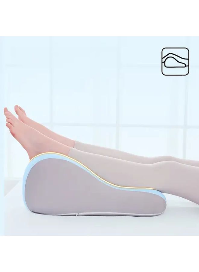 Blue Gray Multifunctional Soft Pillow for Reading Playing Phone Leg Cushion - Image 5