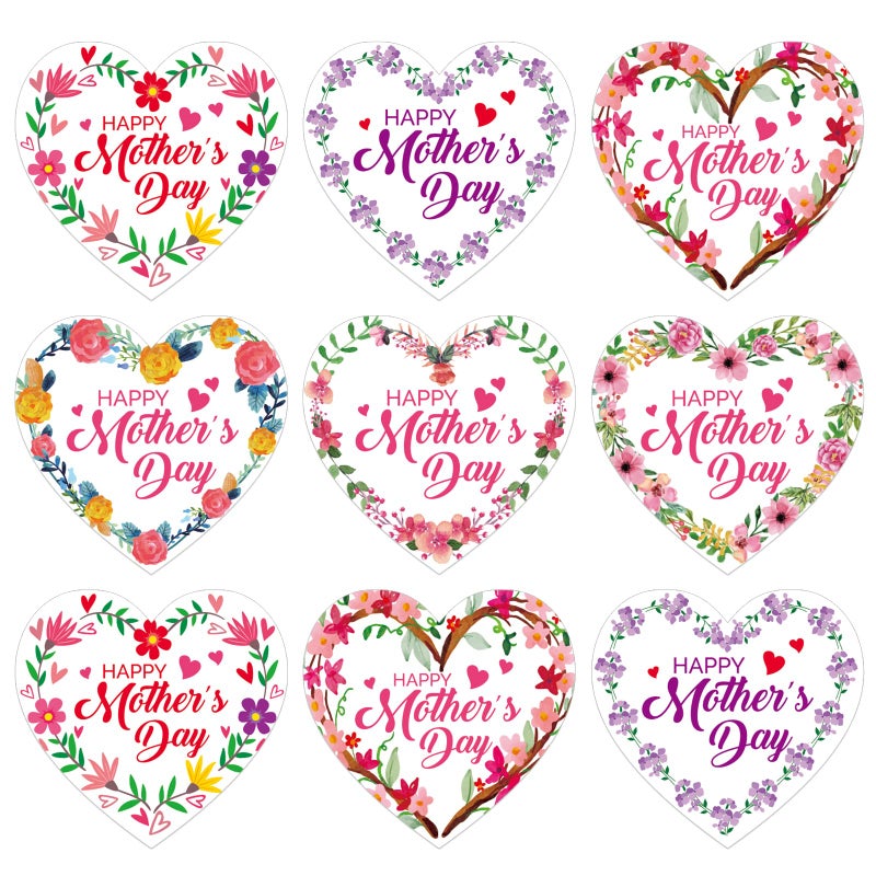 WhatSign 36Pcs Happy Mothers Day Stickers 15 Floral Mothers Day Gift Tags Sticker Labels Present Stickers for Envelope Seal Cards Boxes Gift Wrap Party Favors Decorations - Image 3