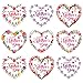 WhatSign 36Pcs Happy Mothers Day Stickers 15 Floral Mothers Day Gift Tags Sticker Labels Present Stickers for Envelope Seal Cards Boxes Gift Wrap Party Favors Decorations - Image 1
