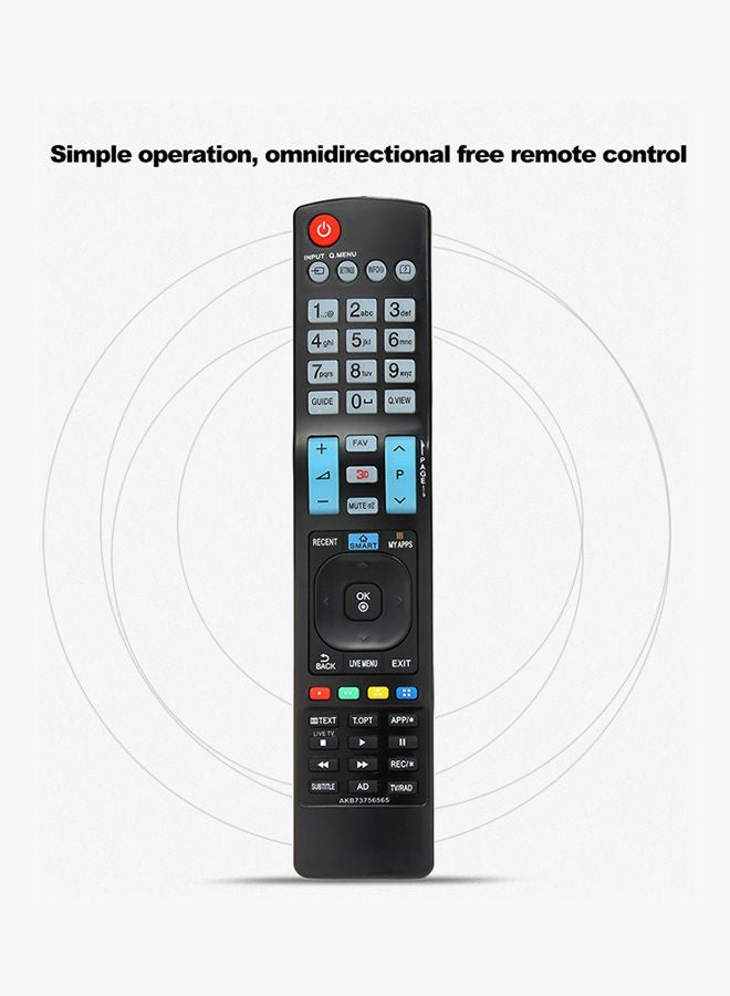 NIBEMINENT Wireless Smart Remote Control For Digital TV Black - Image 3