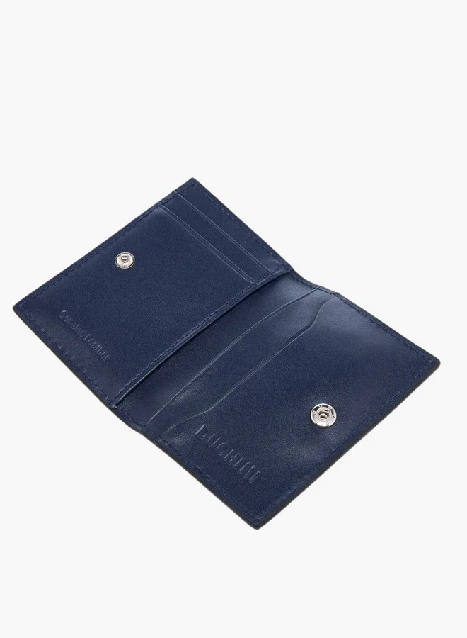دوتشيني محفظة بطاقات رجالية صلبة ثنائية الطي