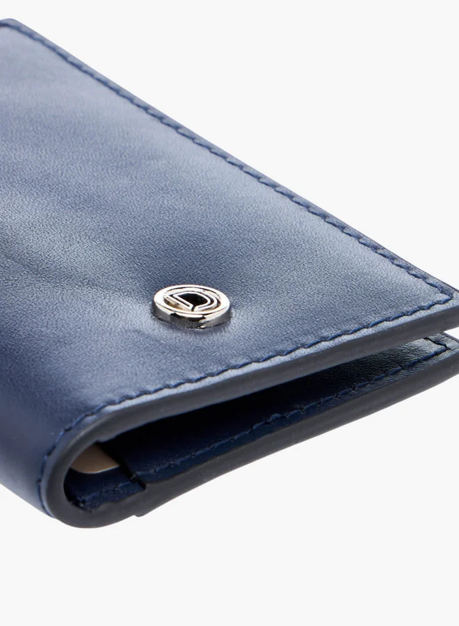 دوتشيني محفظة بطاقات رجالية صلبة ثنائية الطي