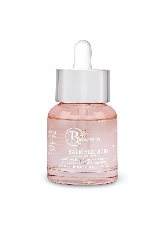 Brown Sugar Brownsugar Salicylic Acid Face Serum | with Hyaluronic Acid,Arbutin & Lactic Acid | Treat Acne,Dark Spots & Acne Marks | Paraben and Silicon Free | 30 ML (Pack of 1) - Image 1