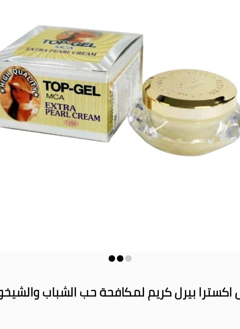 top gel Top-Gel Mca Extra Pearl Cream with Ginseng Extract and Vitamin C and E 
