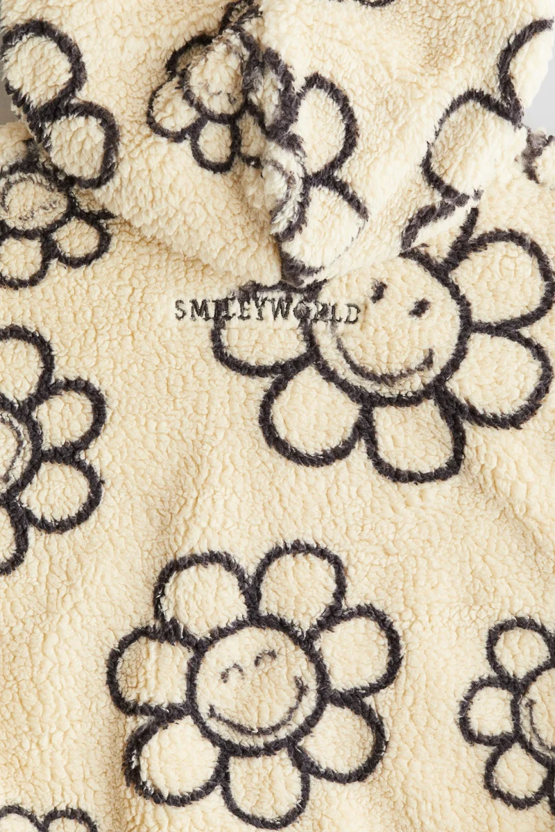 H&M Teddy zip-through hoodie