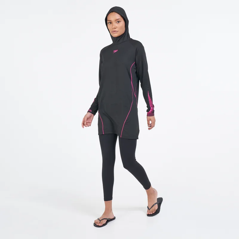 speedo Black Women's Delight Modest Bodysuit for Women | Best Price UAE
