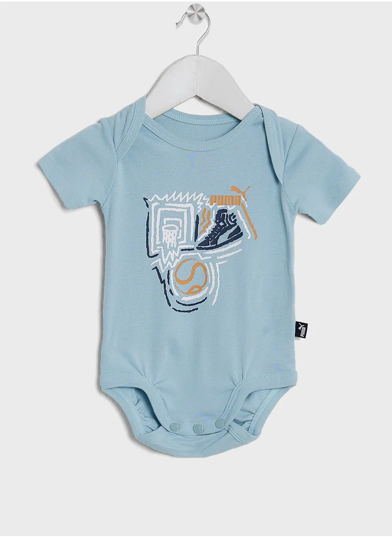 PUMA 2 Pack Infant Minicats Bodysuit