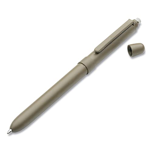 AbilityOne - 7520016911540 - B3 Aviator Multifunction Pen and Pencil - Sand Barrel - Medium Point - Black/Red Ink - Image 2