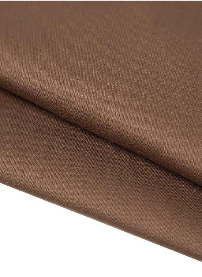 mookaitedecor mookaitedecor 100% Cotton Pillowcase Set of 2, Solid Color Pillow Case Covers with Envelope Closure, Rectangular Cushion Case for Couch & Chair & Bed, 18 x 29 Inch, Brown  - Image 2