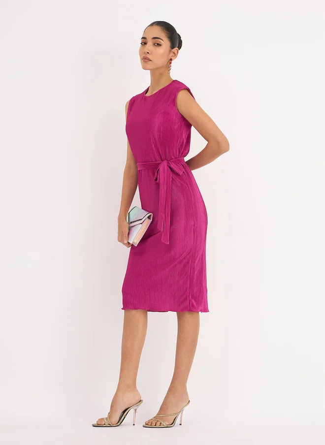 Salt Attire SALT ATTIRE Women Formal Sheath Dress in Pink