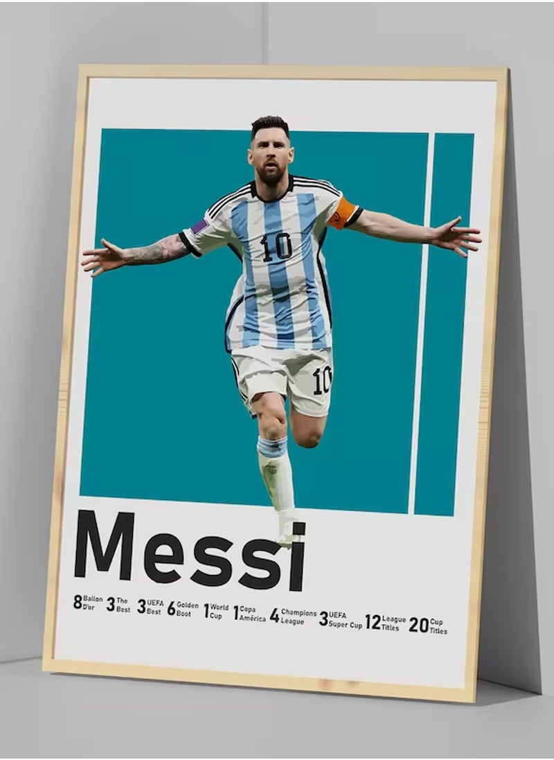 URBANTRANDS L-M Argentine Affiche Printed Poster wall art frame  - Image 3
