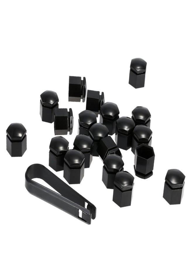 20Pcs 19MM Black Car Wheel Nut Cover Bolt Cap Replacement for Vauxhall Opel - Image 4