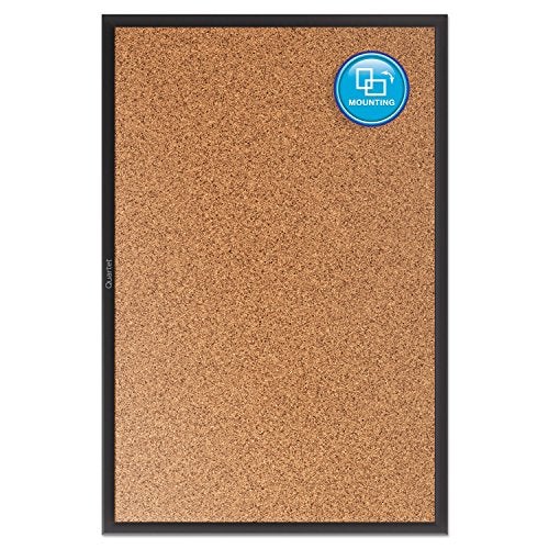 Quartet Cork Board, Bulletin Board, 2' x 1.5' Corkboard, Black Frame (2301B) - Image 5