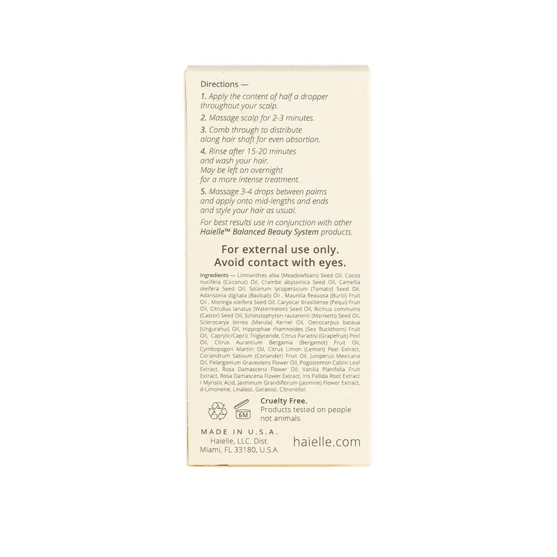 HAIELLE Active Botanical Concentrate â€“ Revitalizing Hair Growth Oil, Split Ends Treatment â€“ Combats Frizz, Fly-aways, Hydrates Hair, 30 ml / 1 fl. oz. - Image 4