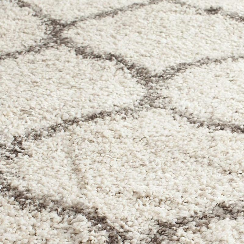 Tranquil Polyester Fluffy Fur Rug Shaggy Modern Carpet for Living Room, Bedroom, Guest Room, Kids Room (1.5x4 Feet, Ivory Beige) - Image 3