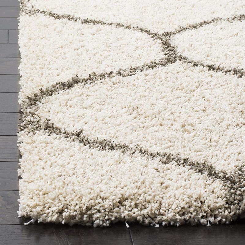 Tranquil Polyester Fluffy Fur Rug Shaggy Modern Carpet for Living Room, Bedroom, Guest Room, Kids Room (1.5x4 Feet, Ivory Beige) - Image 2