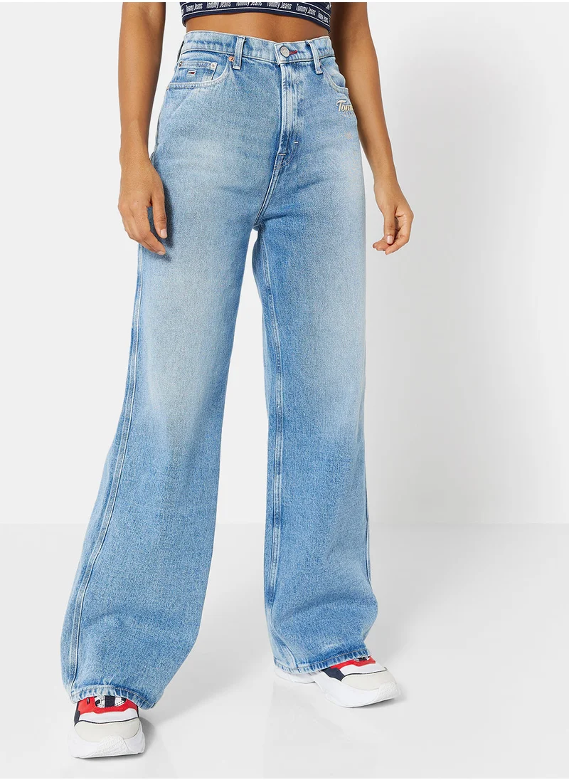 TOMMY JEANS Claire High Rise Wide Jeans