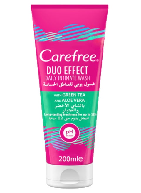 Daily Intimate Wash Duo Effect With Green Tea And Aloe Vera 200ml