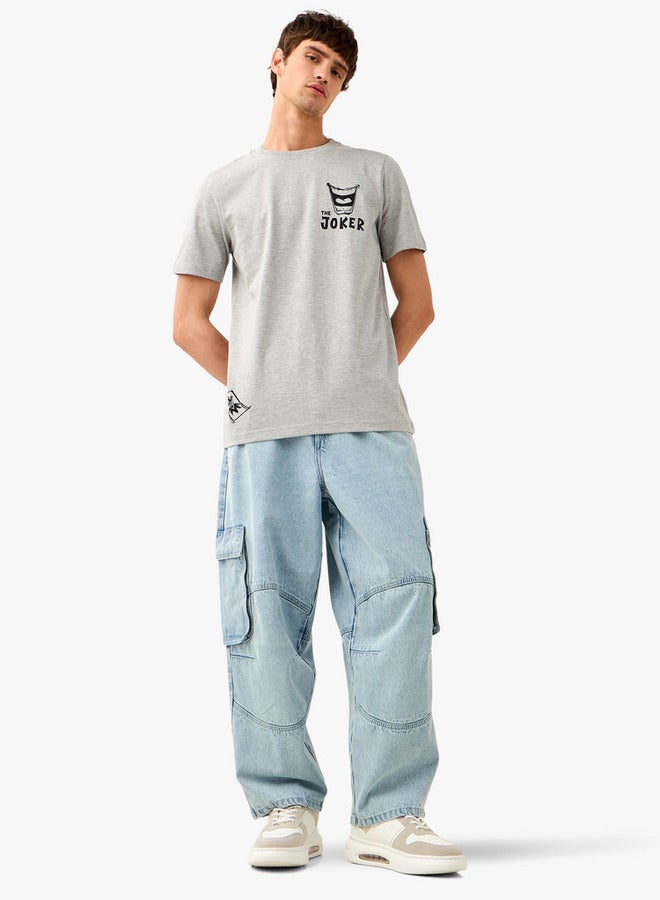 سبلاش فيڤ تيشيرت بياقة دائرية بطبعة الجوكر - Image 2