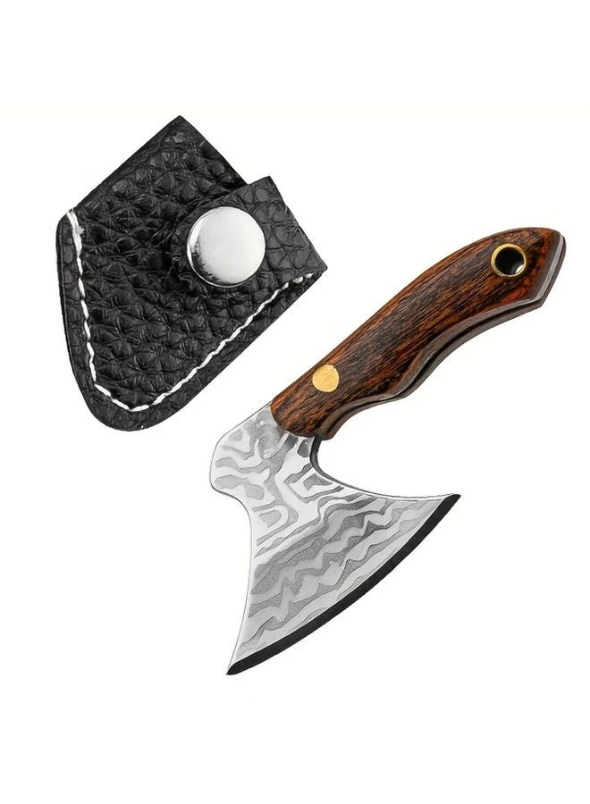 ميني ماشيتي مفتاح سلسلة سكين جيب فأس ليزر نمط مضغوط أداة بقاء في الهواء الطلق - Image 1