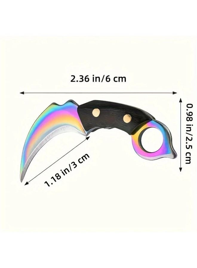 ميني ماشيتي مفتاح سلسلة سكين جيب فأس ليزر نمط مضغوط أداة بقاء في الهواء الطلق - Image 4