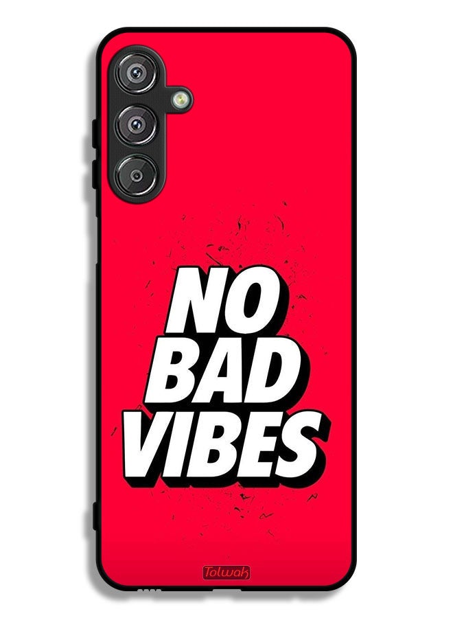Tolwak Samsung Galaxy M36 Protective Case Cover No Bad Vibes - Image 1