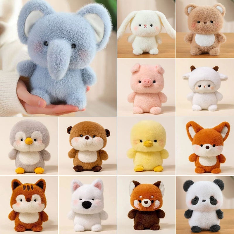 Plush Animal Figure Desk Companion Toy - Image 1
