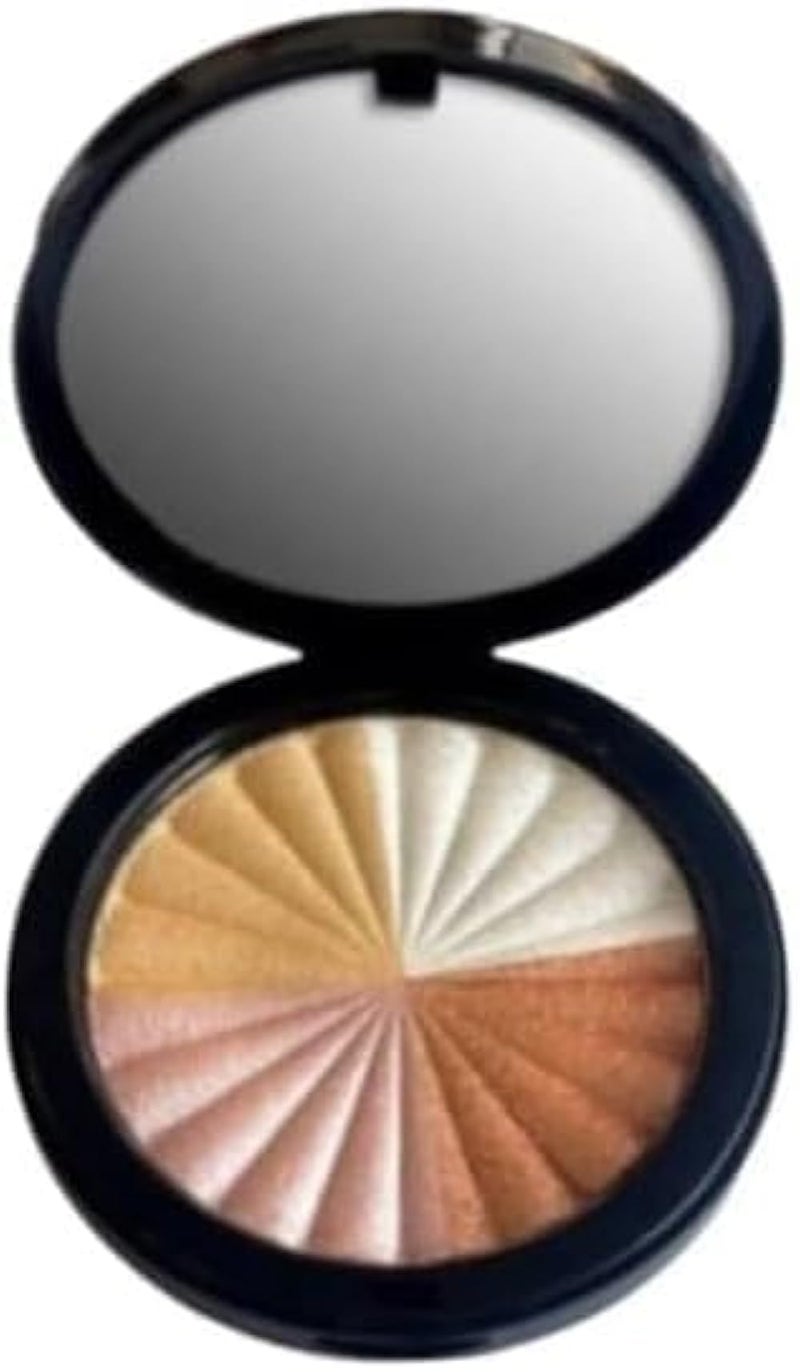 Blush and Highlighter Palette,4 in 1 Makeup Powder Cruelty-Free Matte Blush,Shimmer Illuminator Highlighters for a Glowing Look - Image 5
