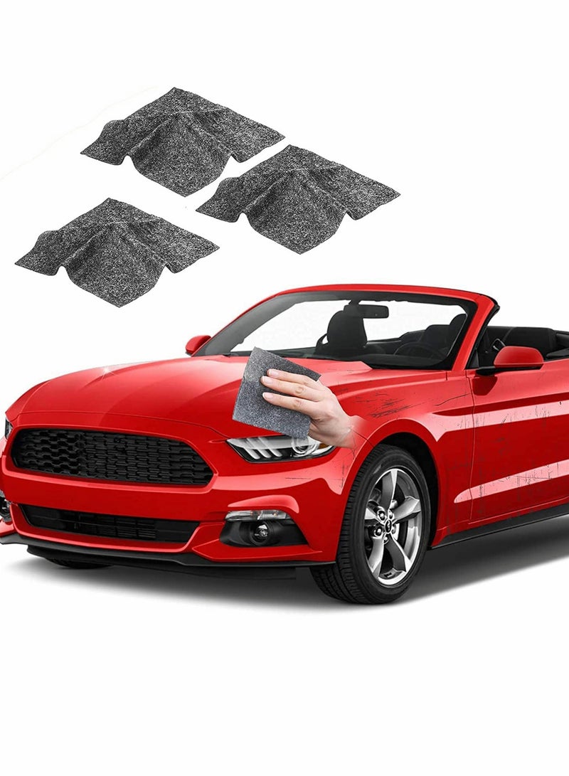Zikra Car Scratch Repair Cloth, 3 Pcs Nano Car Scratch Remover, Multipurpose Scratch Repair Cloth Easily Repair Paint Scratches Water Spots, Surface Polishing, Rustproof, Give Away 100 Disposable GlovesCar - Image 1