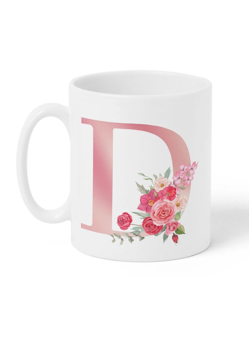 لوحة كوب سيراميك  أونصة بتصميم حرف  على الجانبين - Image 1