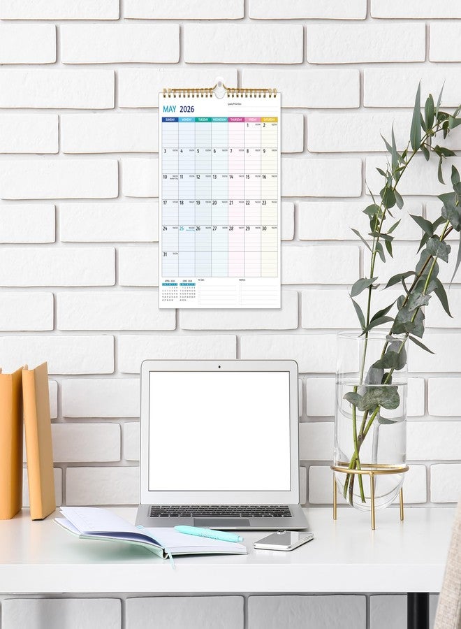 BowCuk 2026-2027 Wall Calendar - Use Now to Jun 2027, Calendar 2026-2027 Wall, 21 Monthly Calendar, 8.5 x 11 In, 2026 Small Calendar, Ruled Blocks, Thick Paper, Holidays, To-do ＆ Notes, Great for Organizing - Image 2