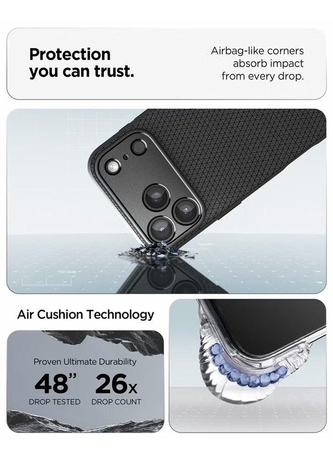 Happy D Liquid Air iPhone 17 Pro Max Case Cover (2025) - Matte Black - Image 3