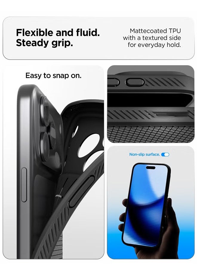 Happy D Liquid Air iPhone 17 Pro Max Case Cover (2025) - Matte Black - Image 4