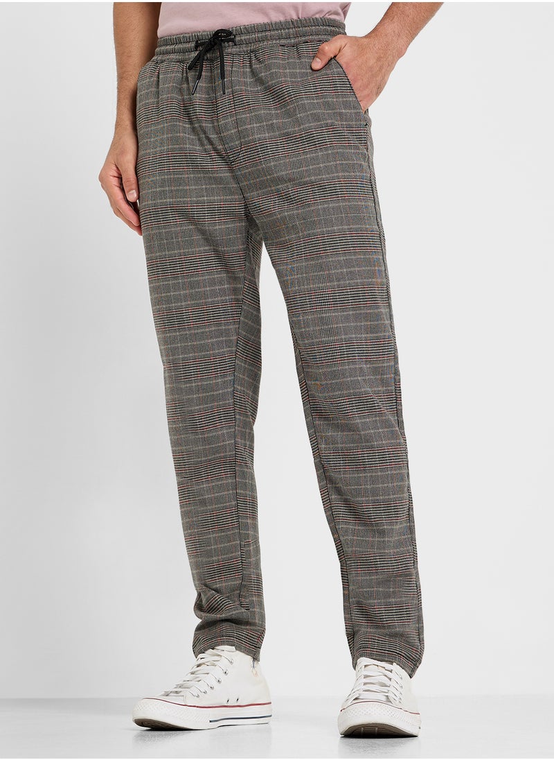 BRAVE SOUL Checked Pants  - Image 1