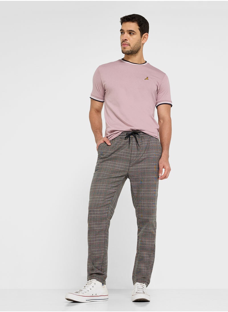BRAVE SOUL Checked Pants  - Image 5