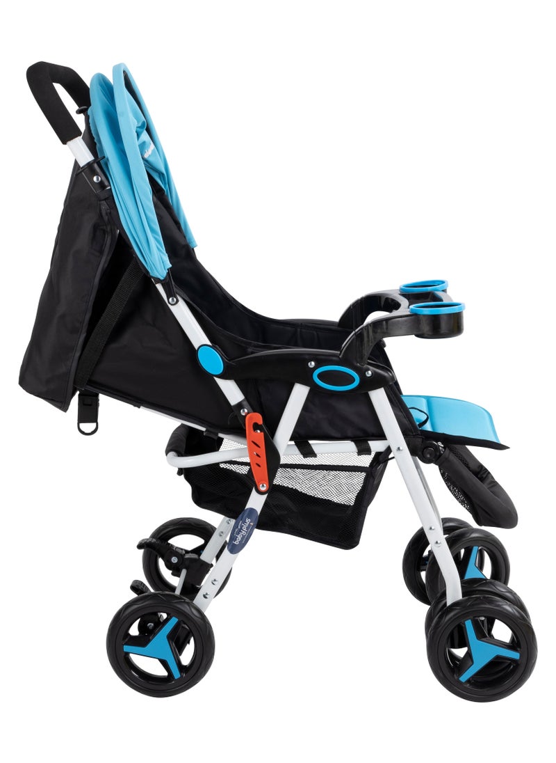 BABY PLUS - Adjustable Baby Single Stroller With Storage Basket, Easy To Fold, and Compact Design - Newborn - Image 1
