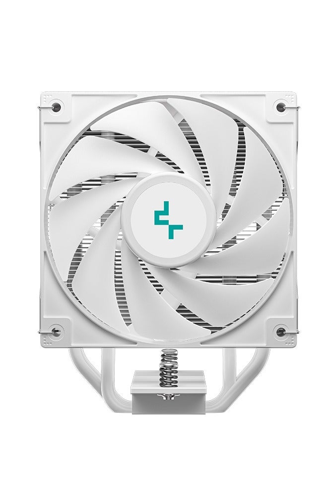 DEEPCOOL AG400 DIGITAL WH ARGB CPU Air Cooler, 4x 6mm Heatpipes, 120mm PWM Fan (500–2100 RPM, 75.89 CFM, ≤31.6 dB), Addressable RGB Lighting, Real-Time CPU Temperature Digital Display, Compatible with Intel LGA1700/1200/115x & AMD AM5/AM4 Sockets, White | R-AG400-WHADMN-G-1 - Image 5