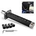 HTRACING Katana Gear Shift Knob Samurai Sword Shifter Knob Universal Fit for Manual Cars with Adapters Black15cm - Image 2