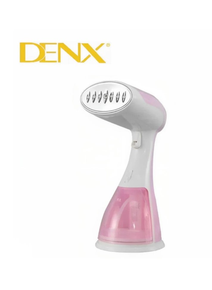 Denx device Handheld Steam Suitable For All Types Of Clothes With A Power Of 1500 Watts pink  - Image 1