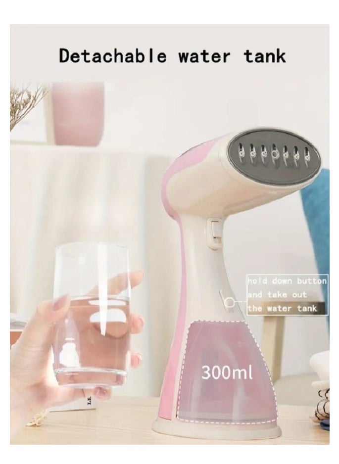 Denx device Handheld Steam Suitable For All Types Of Clothes With A Power Of 1500 Watts pink  - Image 5