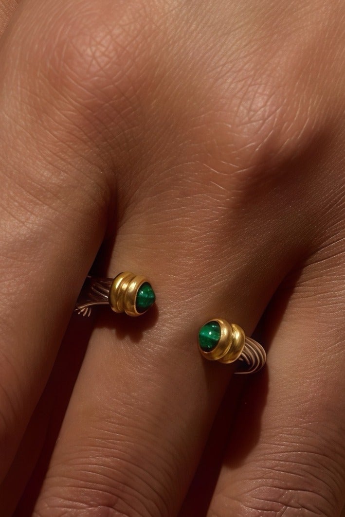 Luxury Crescent-Inspired Silver Ring ✨ Self-Adjusting Hypoallergenic Steel - Image 3