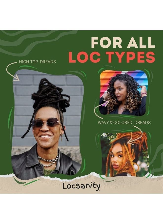 Locsanity - Daily Moisturizing Loc Spray for Dreads - Passion Fruit Hair Scalp Moisturizer, Dreadlock Spray - Refreshening Spray for Locs, Dreadlocks, Sisterlock, Microlock - Controls Frizz, Oil-Free - Image 1