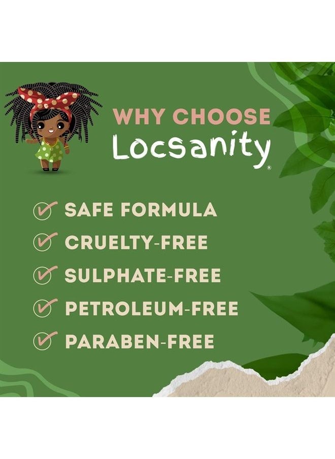 Locsanity - Daily Moisturizing Loc Spray for Dreads - Passion Fruit Hair Scalp Moisturizer, Dreadlock Spray - Refreshening Spray for Locs, Dreadlocks, Sisterlock, Microlock - Controls Frizz, Oil-Free - Image 1