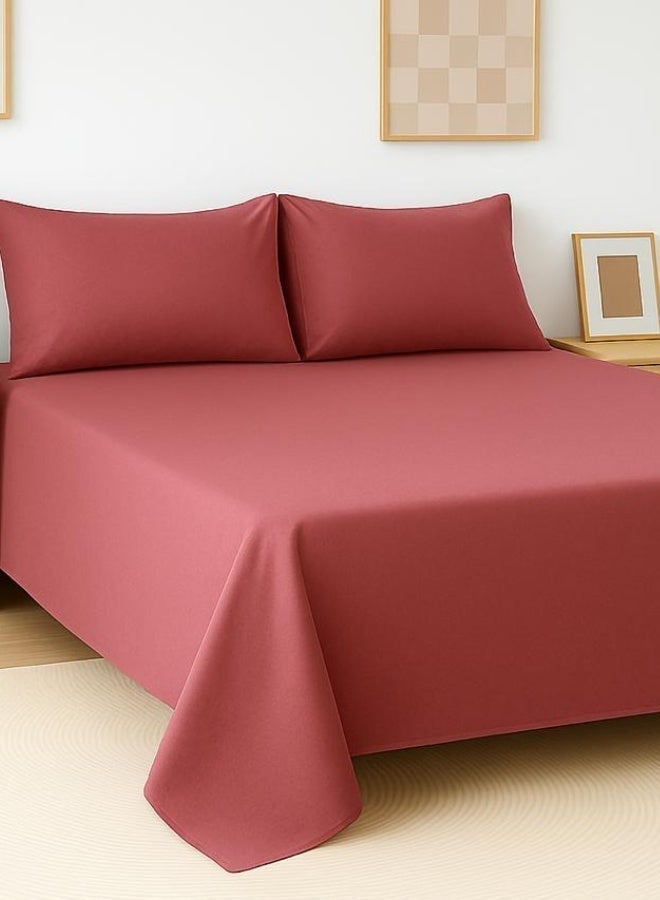 سنوز باندل عيد الام اشترى قطعه واحصل على الاخرى مجانا، طقم ملاية سرير عاديه, مايكروفايبر مقاس فردي، طقم 4 قطع، 180*235 سم، كشمير - Image 4