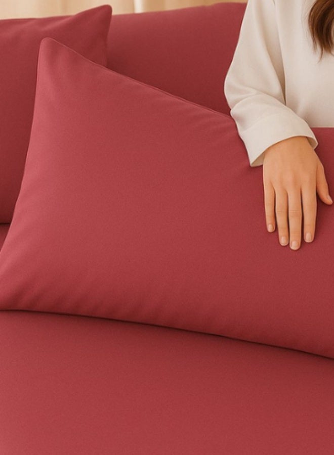 سنوز باندل عيد الام اشترى قطعه واحصل على الاخرى مجانا، طقم ملاية سرير عاديه, مايكروفايبر مقاس فردي، طقم 4 قطع، 180*235 سم، كشمير - Image 5