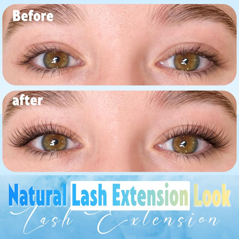 Newcally Natural Lash Clusters DIY Lash Extension Wispy Eyelash Clusters C-curly Cluster Eyelash Extension 10-14MM Individual Lashes Eyelash Extension Faux Mink Lash Clusters by Newcally - Image 4