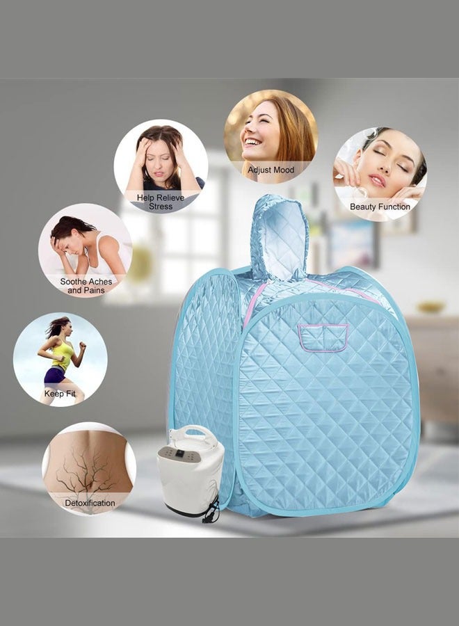 WEMART Sauna, Steam Sauna, Portable Sauna, Home Sauna Tent for Gym, Yoga, Pilates, Hot Tub - Image 5